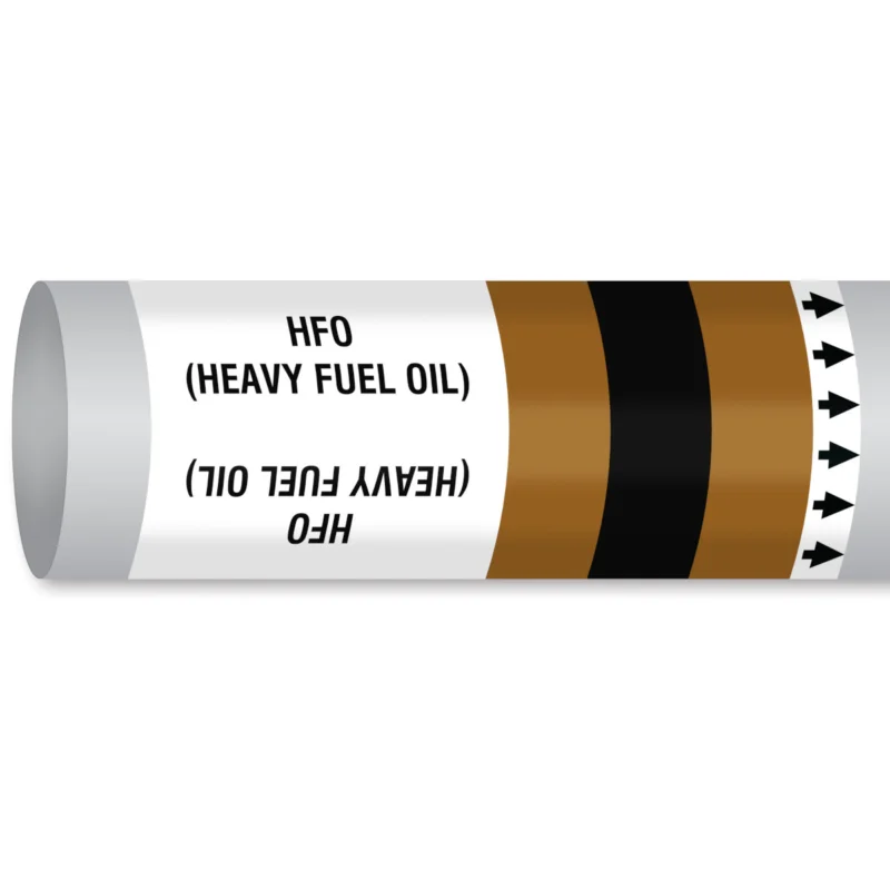 Aanbieding Leidingmarkering rol - MPM-FUEL-600MMX30M-BR/BK/BR-ROLL