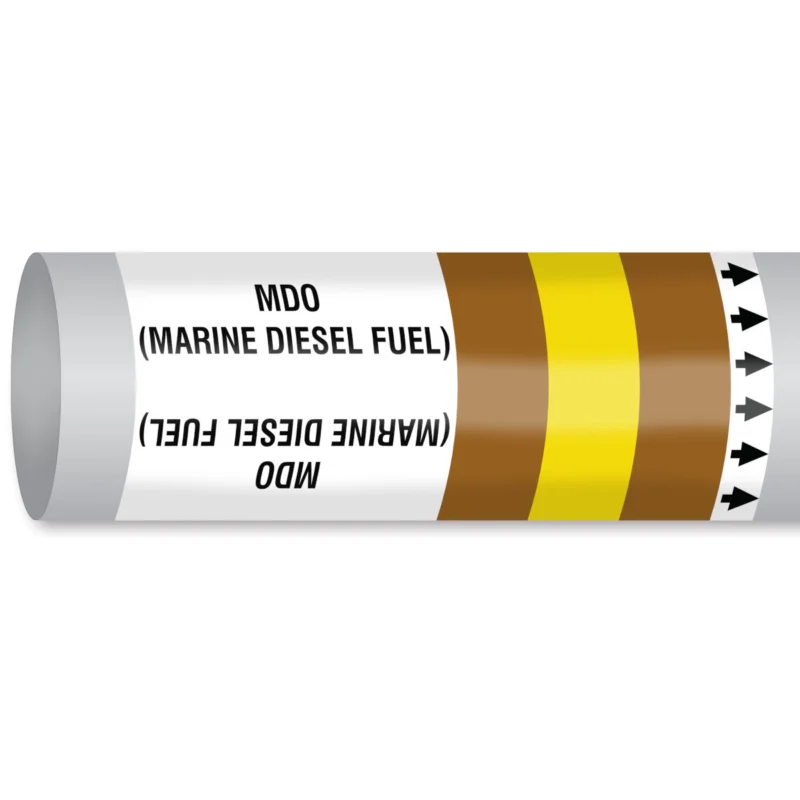 Voordeelprijs Leidingmarkering rol - MPM-FUEL-600MMX30M-BR/YL/BR-ROLL