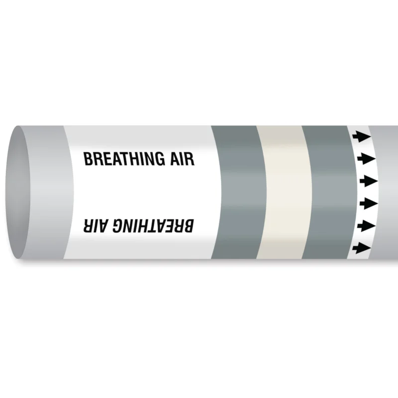Seizoensaanbieding Leidingmarkering rol - MPM-NONFLAMGAS-600MMX30M-GY/WT/GY-ROLL