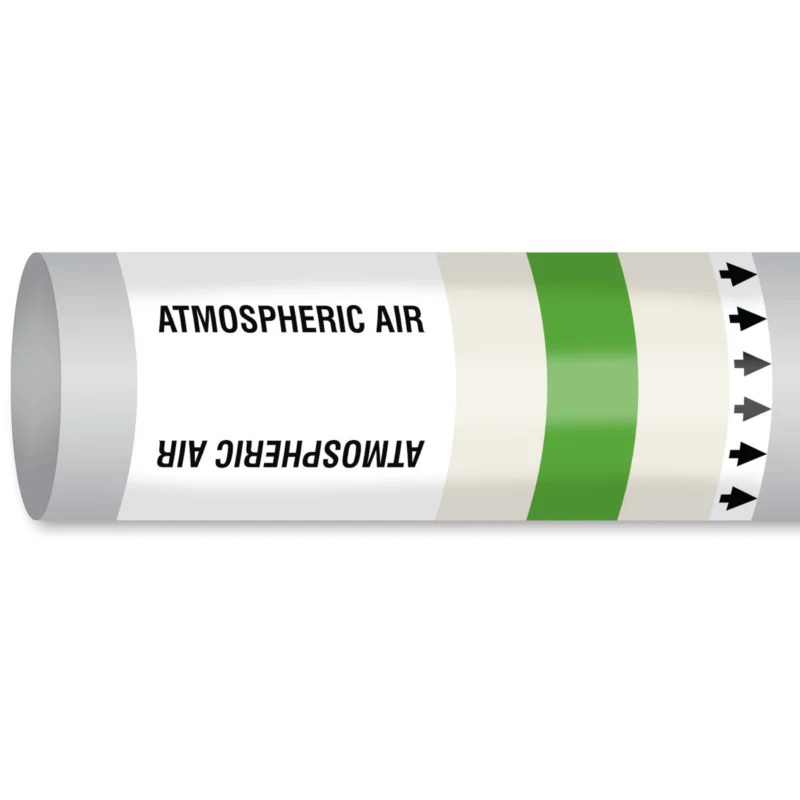 Aanbieding Leidingmarkering rol - MPM-AIRINVENT-600MMX30M-WT/GN/WT-ROLL