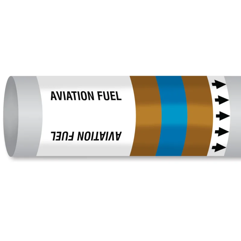 Premium Leidingmarkering rol - MPM-FUEL-400MMX30M-BR/BL/BR-ROLL