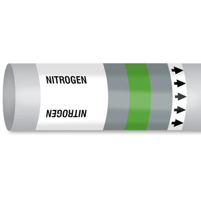 Seizoensaanbieding Leidingmarkering rol - MPM-NONFLAMGAS-400MMX30M-GY/GN/GY-ROLL