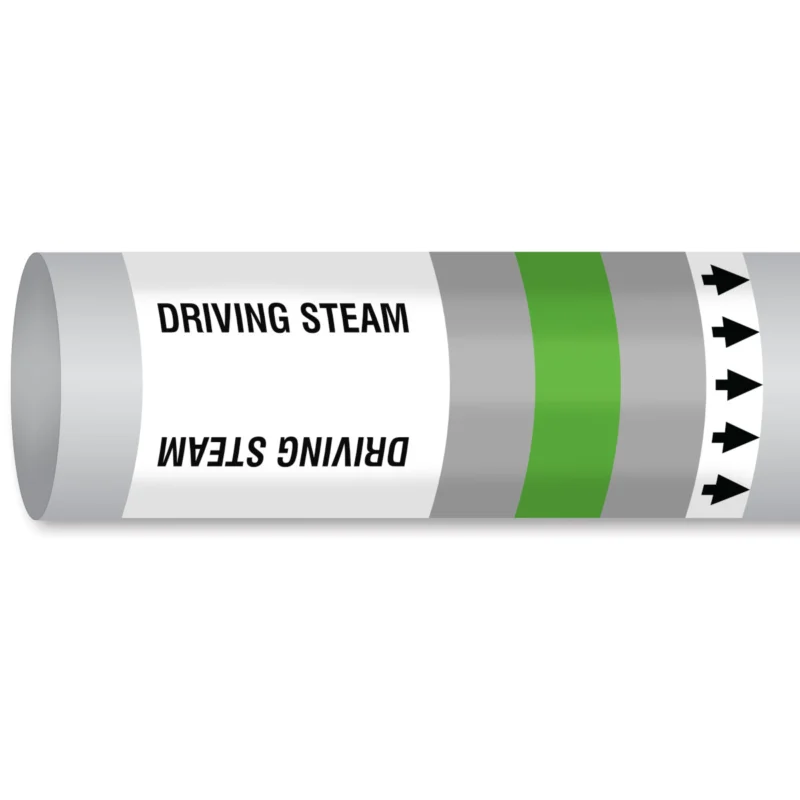 Actieprijs Leidingmarkering rol - MPM-STEAM-400MMX30M-SV/GN/SV-ROLL