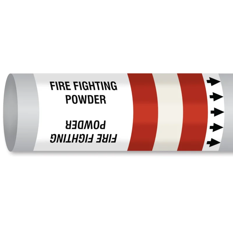 Seizoensaanbieding Leidingmarkering rol - MPM-FIRE-400MMX30M-RD/WT/RD-ROLL