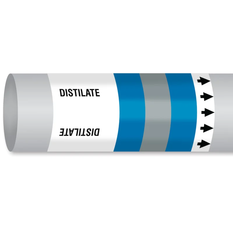 Beperkte Voorraad Leidingmarkering rol - MPM-WATER-225MMX30M-BL/GY/BL-ROLL