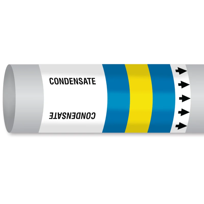 Leidingmarkering rol - MPM-WATER-225MMX30M-BL/YL/BL-ROLL Beperkt Aanbod
