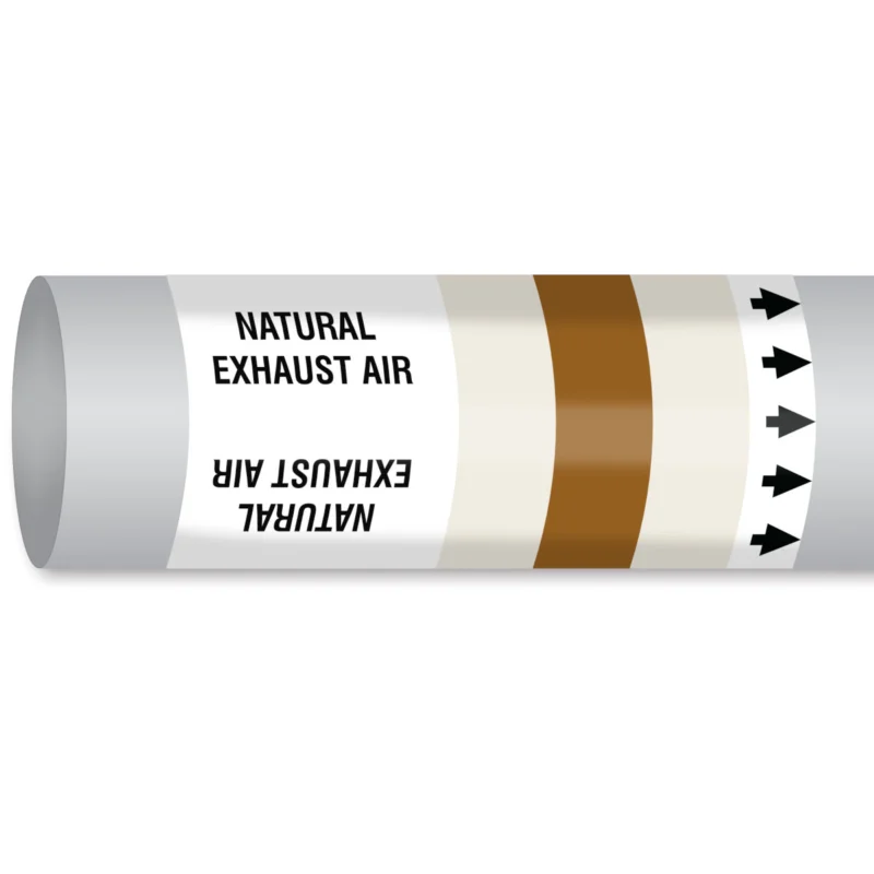 Voordeelprijs Leidingmarkering rol - MPM-AIRINVENT-225MMX30M-WT/BR/WT-ROLL