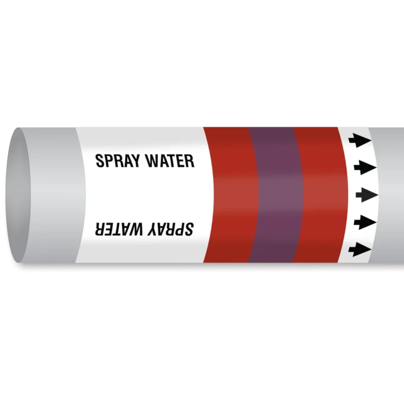 Aanbieding Leidingmarkering rol - MPM-FIRE-225MMX30M-RD/VT/RD-ROLL