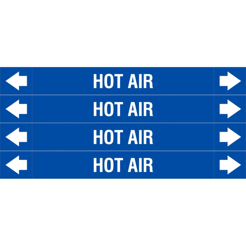 Premium Leidingmarkering rol - ASMEPM-26X230MM-HOT AIR