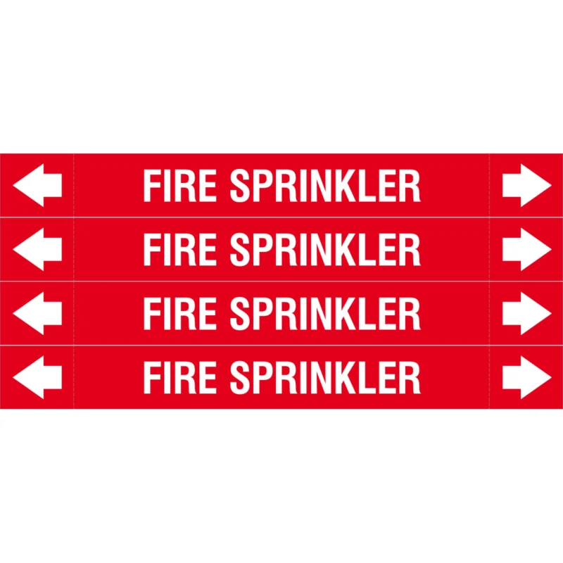 Bestel Nu Leidingmarkering rol - ASMEPM-26X230MM-FIRE SPRINKLER