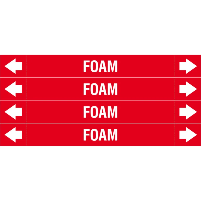 Premium Leidingmarkering rol - ASMEPM-26X230MM-FOAM