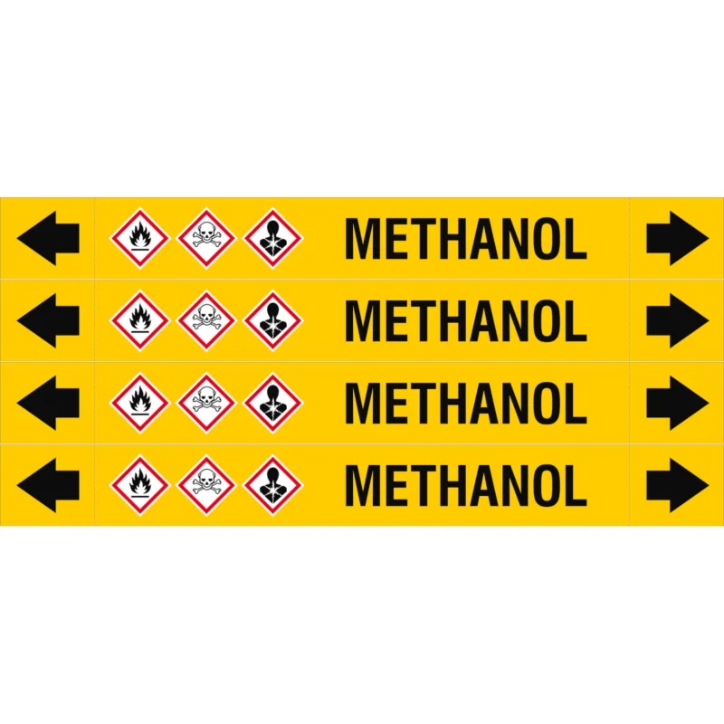 Voordeelprijs Leidingmarkering rol - ASMEPM-26X230MM-METHANOL