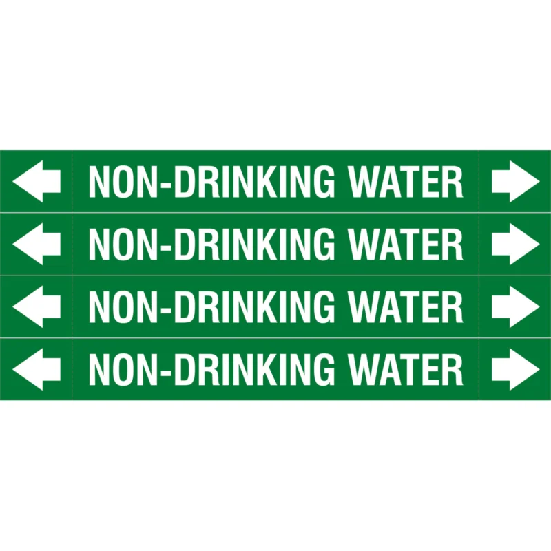 Veilige Betaling Leidingmarkering rol - ASMEPM-26X230MM-NON-DRINKING WATER