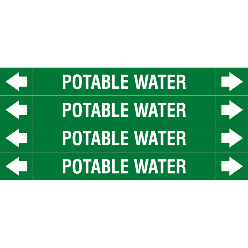 Populair Leidingmarkering rol - ASMEPM-26X230MM-POTABLE WATER