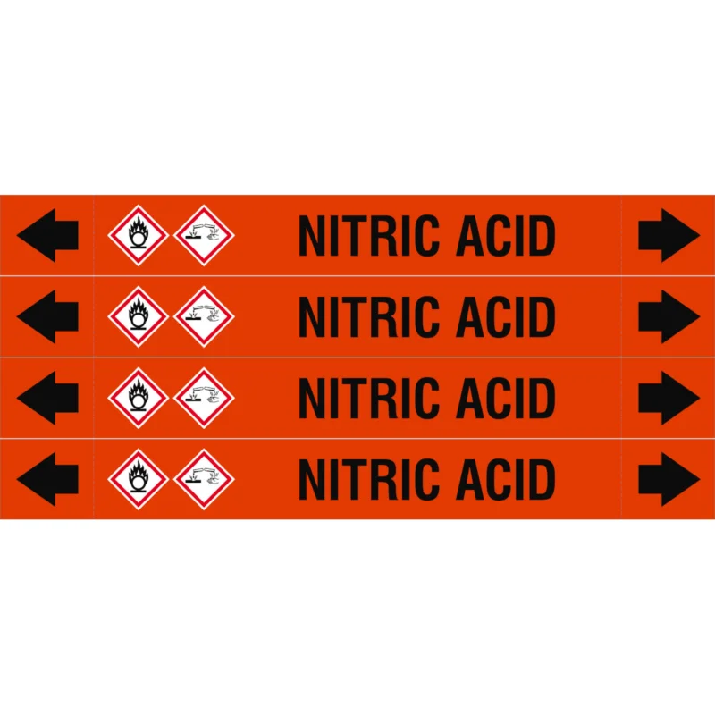 Aanbieding Leidingmarkering rol - ASMEPM-26X230MM-NITRIC ACID