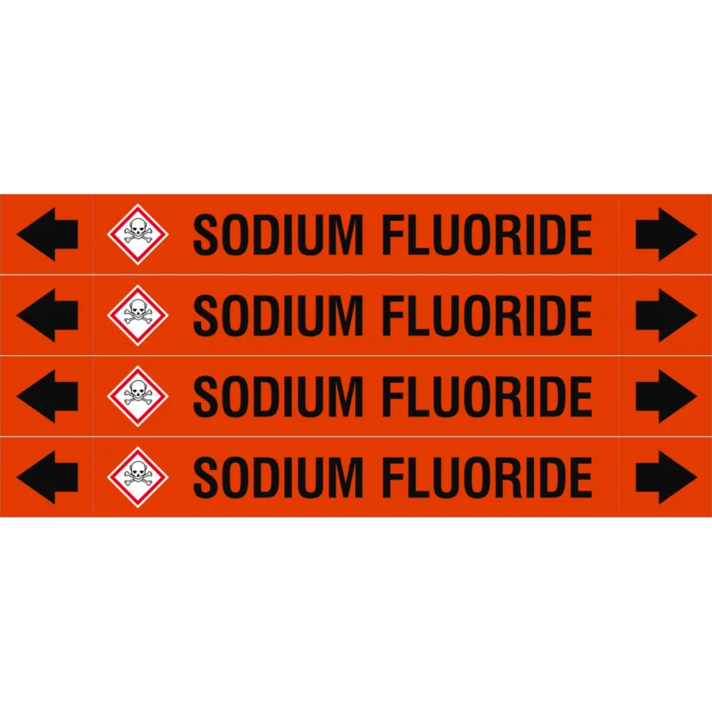 Beste Prijs Leidingmarkering rol - ASMEPM-26X230MM-SODIUM FLUORIDE