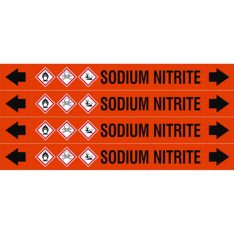 Beste Prijs Leidingmarkering rol - ASMEPM-26X230MM-SODIUM NITRITE