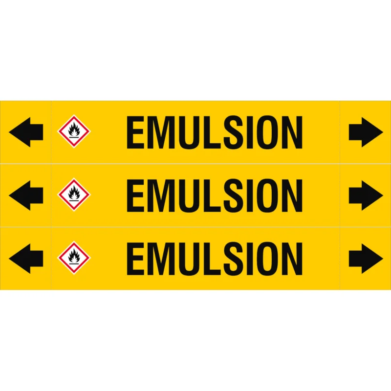 Voordeelprijs Leidingmarkering rol - ASMEPM-37X230MM-EMULSION