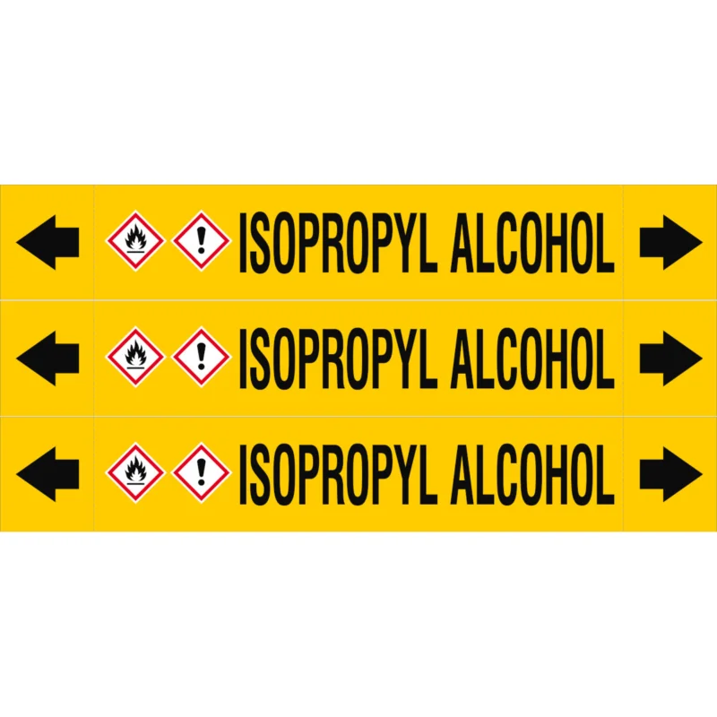 Betrouwbaar Leidingmarkering rol - ASMEPM-37X230MM-ISOPROPYL ALCOHOL