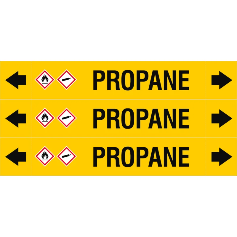 Speciale Aanbieding Leidingmarkering rol - ASMEPM-37X230MM-PROPANE