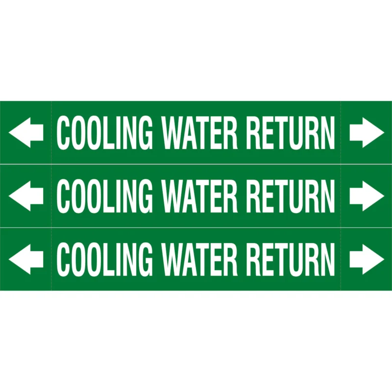 Bestel Nu Leidingmarkering rol - ASMEPM-37X230MM-COOLING WATER RETURN