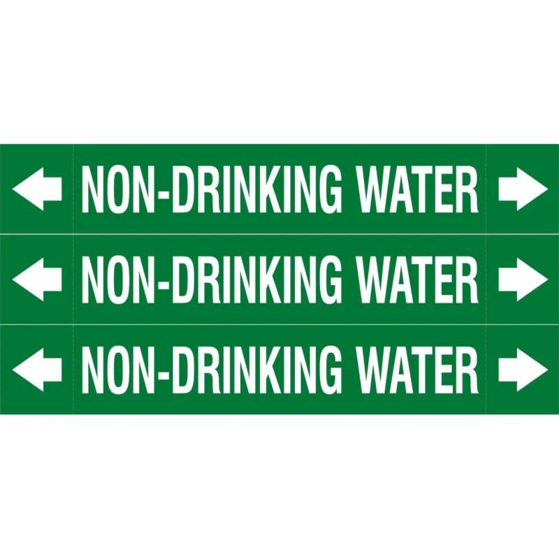 Rechtstreeks Van De Fabrikant Leidingmarkering rol - ASMEPM-37X230MM-NON-DRINKING WATER