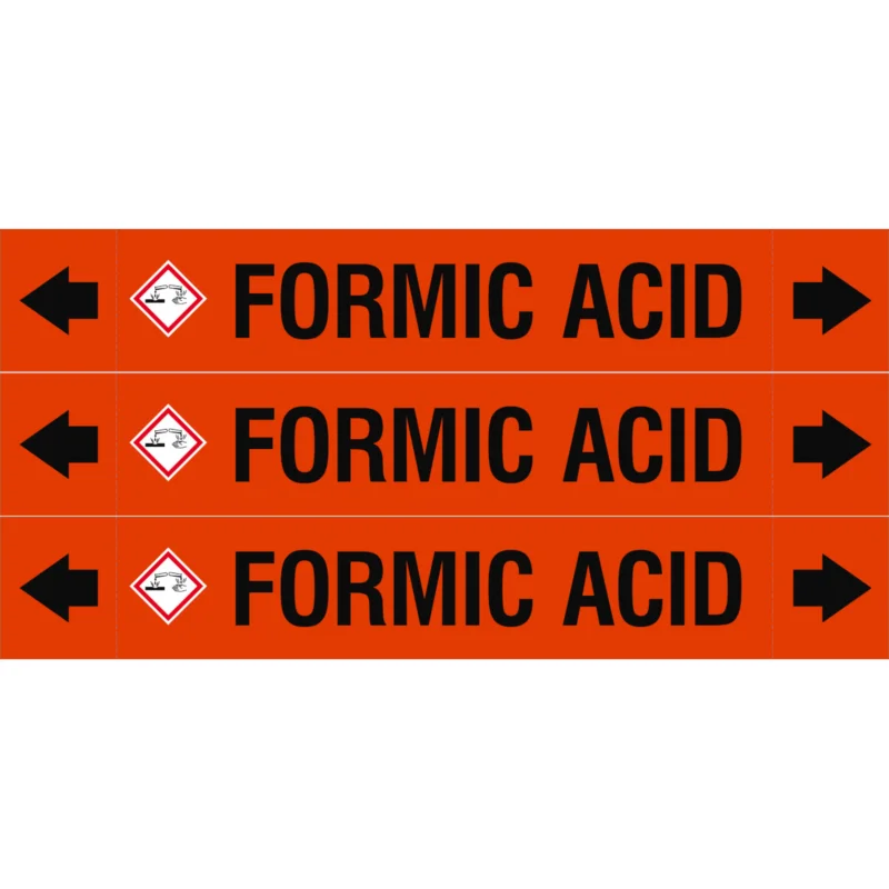 Uitverkoop Leidingmarkering rol - ASMEPM-37X230MM-FORMIC ACID