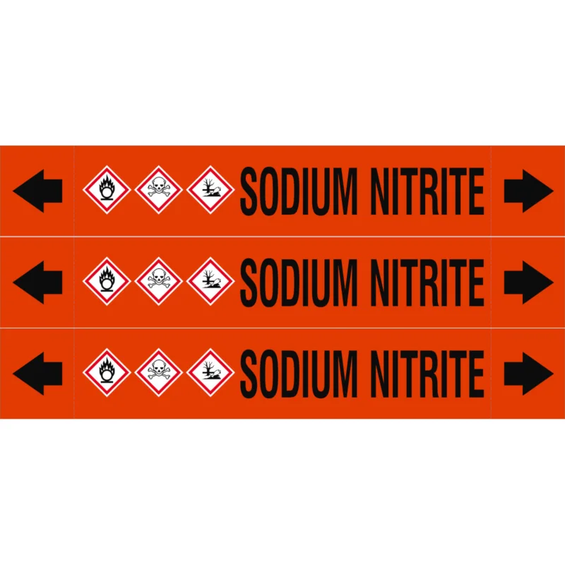 Populair Leidingmarkering rol - ASMEPM-37X230MM-SODIUM NITRITE