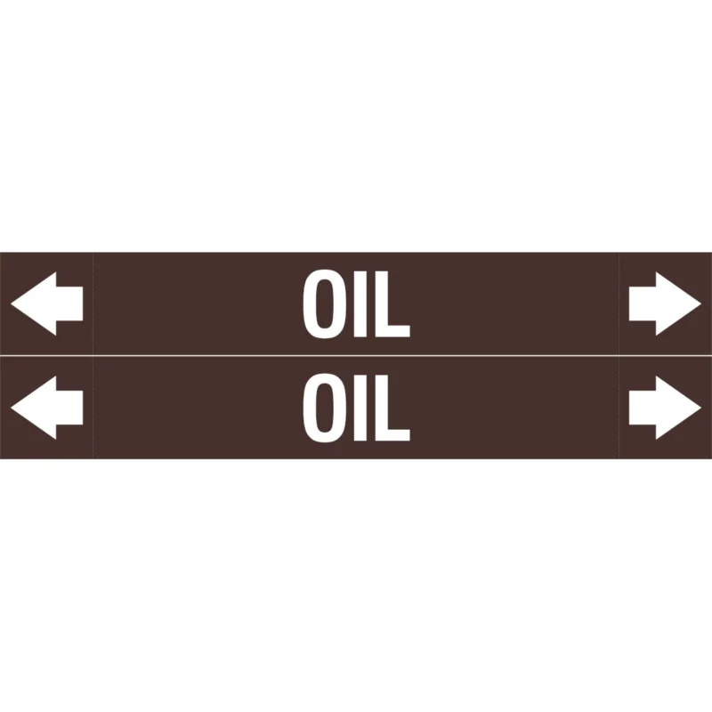 Premium Leidingmarkering rol - ASMEPM-50X345MM-OIL