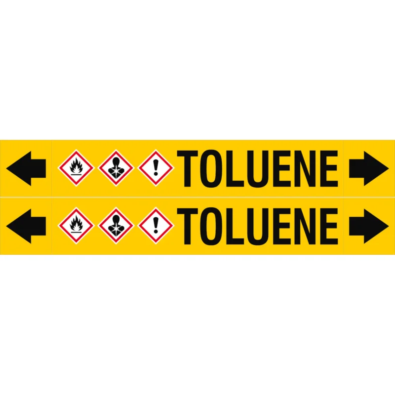Superprijs Leidingmarkering rol - ASMEPM-50X345MM-TOLUENE