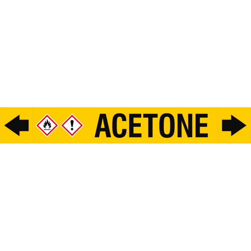 Betrouwbaar Leidingmarkering rol - ASMEPM-100X690MM-ACETONE