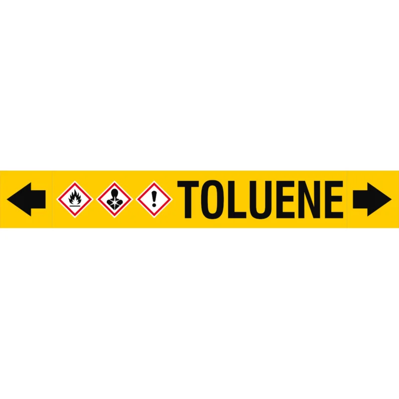 Populair Leidingmarkering rol - ASMEPM-100X690MM-TOLUENE