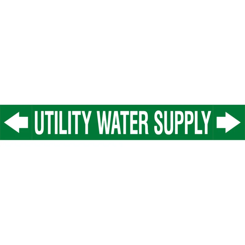 Premium Leidingmarkering rol - ASMEPM-100X690MM-UTILITY WATER SUPPLY