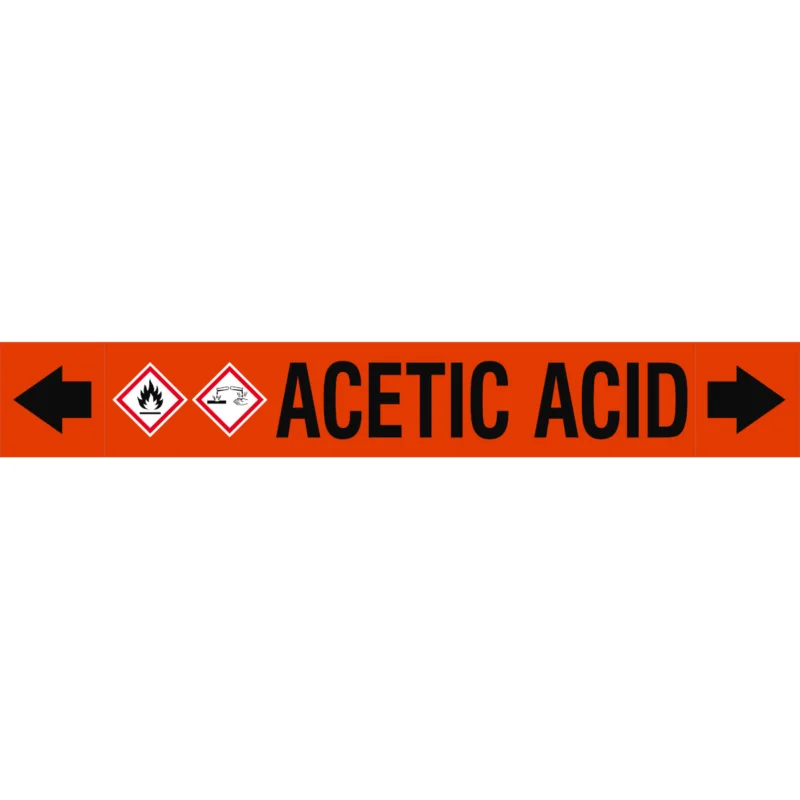Bestel Nu Leidingmarkering rol - ASMEPM-100X690MM-ACETIC ACID