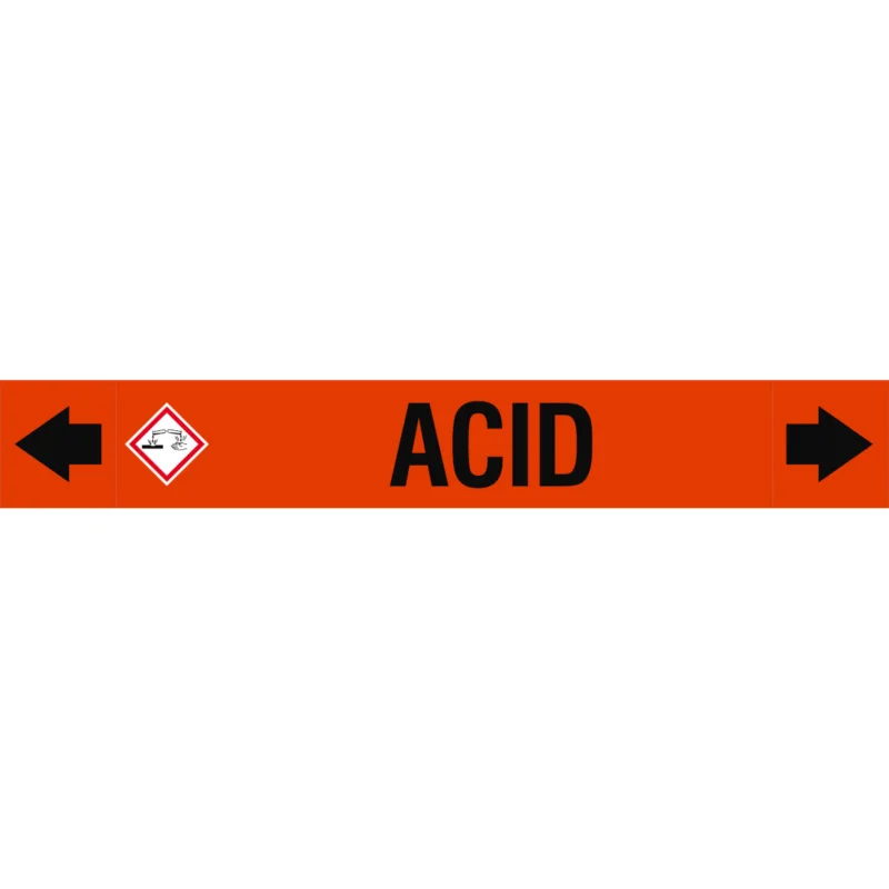Populair Leidingmarkering rol - ASMEPM-100X690MM-ACID