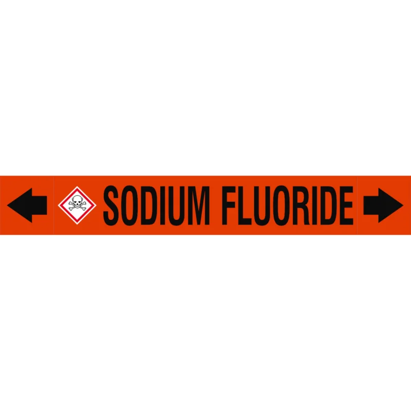 Speciale Aanbieding Leidingmarkering rol - ASMEPM-100X690MM-SODIUM FLUORIDE