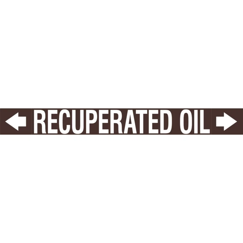 Tijdelijk Beschikbaar Leidingmarkering rol - ASMEPM-100X920MM-RECUPERATED OIL