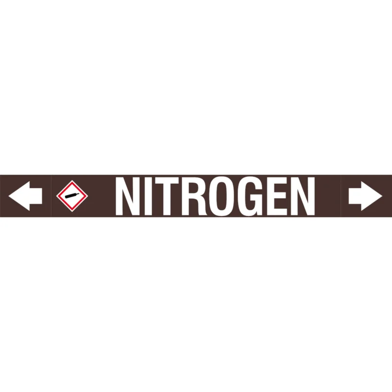 Veilige Betaling Leidingmarkering rol - ASMEPM-100X920MM-NITROGEN