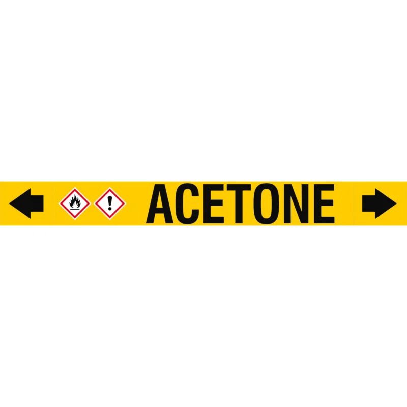 Beperkt Aanbod Leidingmarkering rol - ASMEPM-100X920MM-ACETONE
