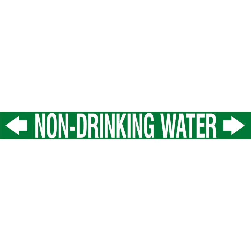 Veilige Betaling Leidingmarkering rol - ASMEPM-100X920MM-NON-DRINKING WATER
