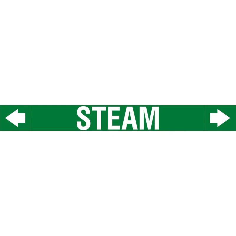 Premium Leidingmarkering rol - ASMEPM-100X920MM-STEAM