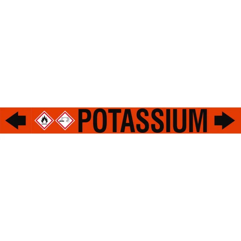 Actieprijs Leidingmarkering rol - ASMEPM-100X920MM-POTASSIUM