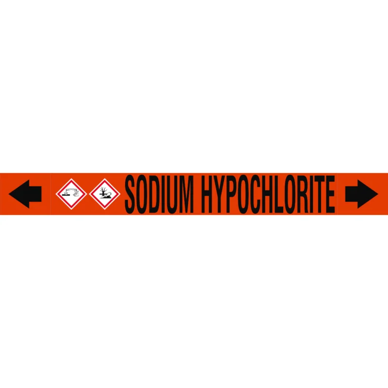 Betaalbaar Leidingmarkering rol - ASMEPM-100X920MM-SODIUM HYPOCHLORITE