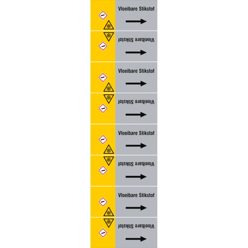 Superprijs Leidingmarkering rol - ISO20560PM-135X500-VLOEIBARE STIKSTOF