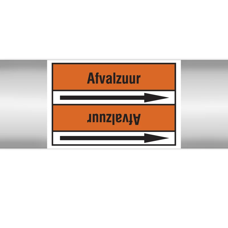 Brady - Leidingmarkering rol - Leidingmerkers op doorlopende rol, zonder pictogram - PMN-Afvalzuur-OR3-RL70 - 804122 - 86804122 Lage Prijs