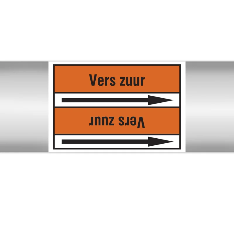 Brady - Rolvorm - Leidingmerkers op doorlopende rol, zonder pictogram - PMN-Verszuur-OR3-RL70 - 804202 - 86804202 Premium