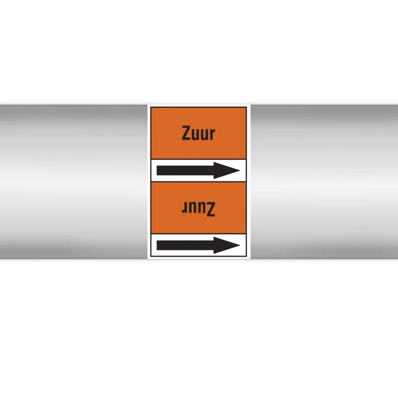 Brady - Rolvorm - Leidingmerkers op doorlopende rol, zonder pictogram - PMN-Zuur-OR4-RL70 - 804233 - 86804233 Exclusieve Aanbieding