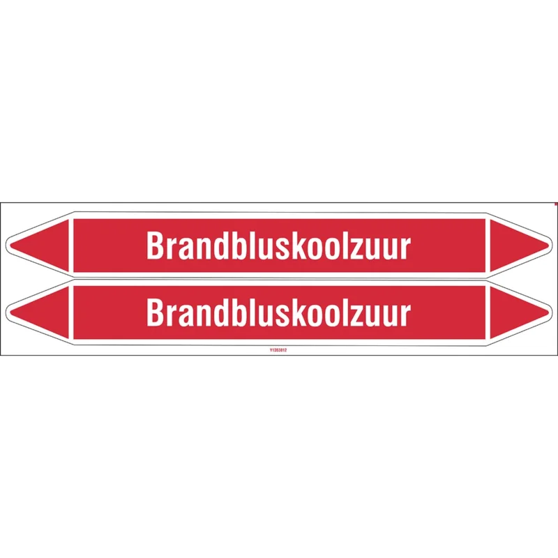 Voordeelprijs Brady - Standaard - Individuele leidingmerkers op kaart met geperforeerde pijlen, zonder pictogram - BRANDBLUSKOOLZUUR450X52CARD-T1-P4 - N003991 - 86003991