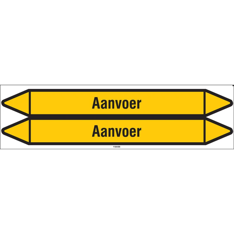 Snelle Levering Brady - Standaard - Individuele leidingmerkers op kaart met geperforeerde pijlen, zonder pictogram - AANVOER450X52CARD-T1-P2 - N004030 - 86004030