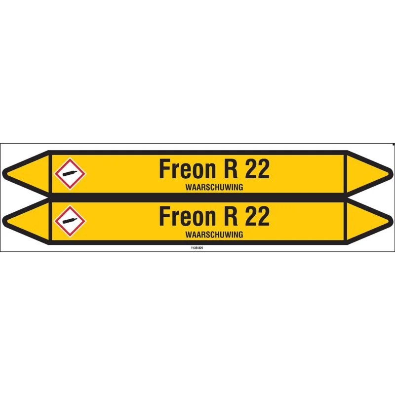 Brady - Standaard - Individuele leidingmerkers op kaart met geperforeerde pijlen, zonder pictogram - FREONR22450X52CARD-T1-P2 - N004262 - 86004262 Nu Kopen